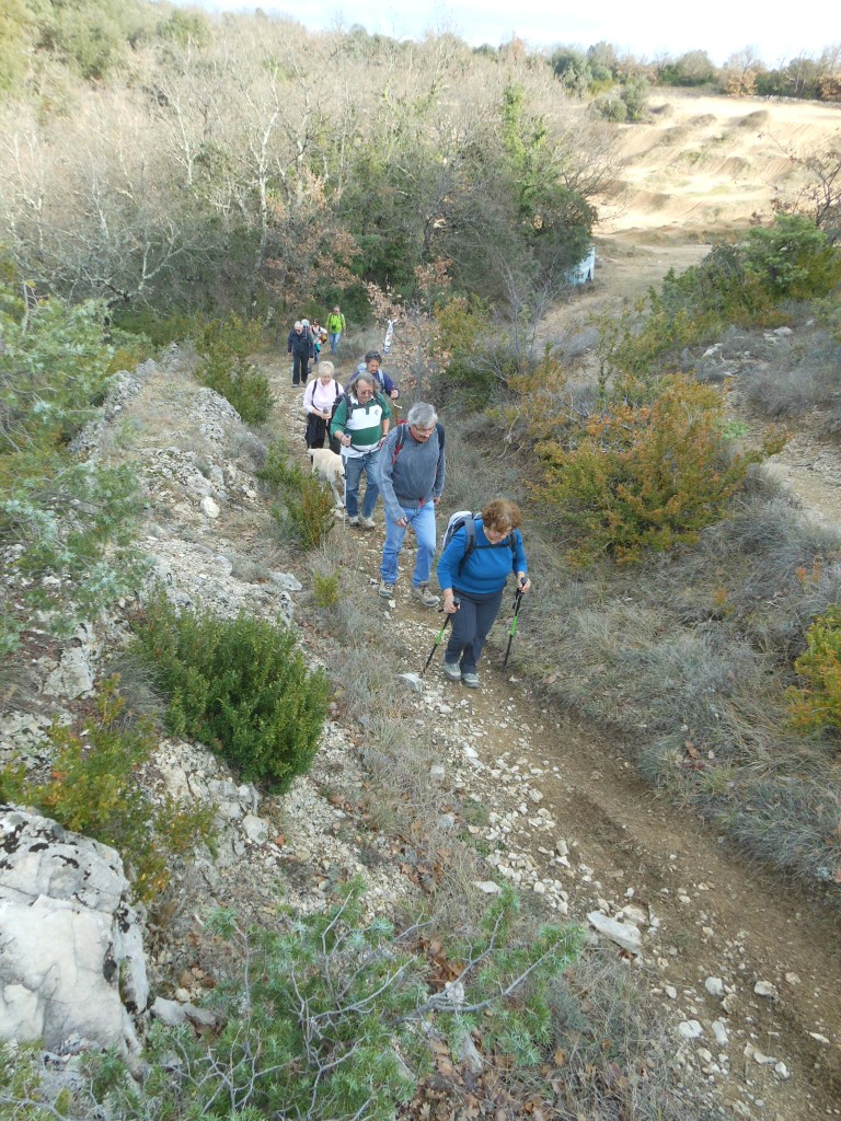 weekend d'hiver randonnée pédestre entre amis - location maison bleue - 20 personnes en Ardèche