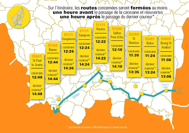 Etape Jeudi 21 Juillet Tour De France Étape du Tour de France 21 juillet 2018 Gorges Ardèche - Location gîte