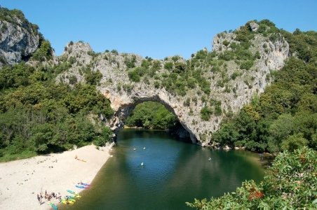 Le Pont d'Arc, arche naturelle en Ardèche