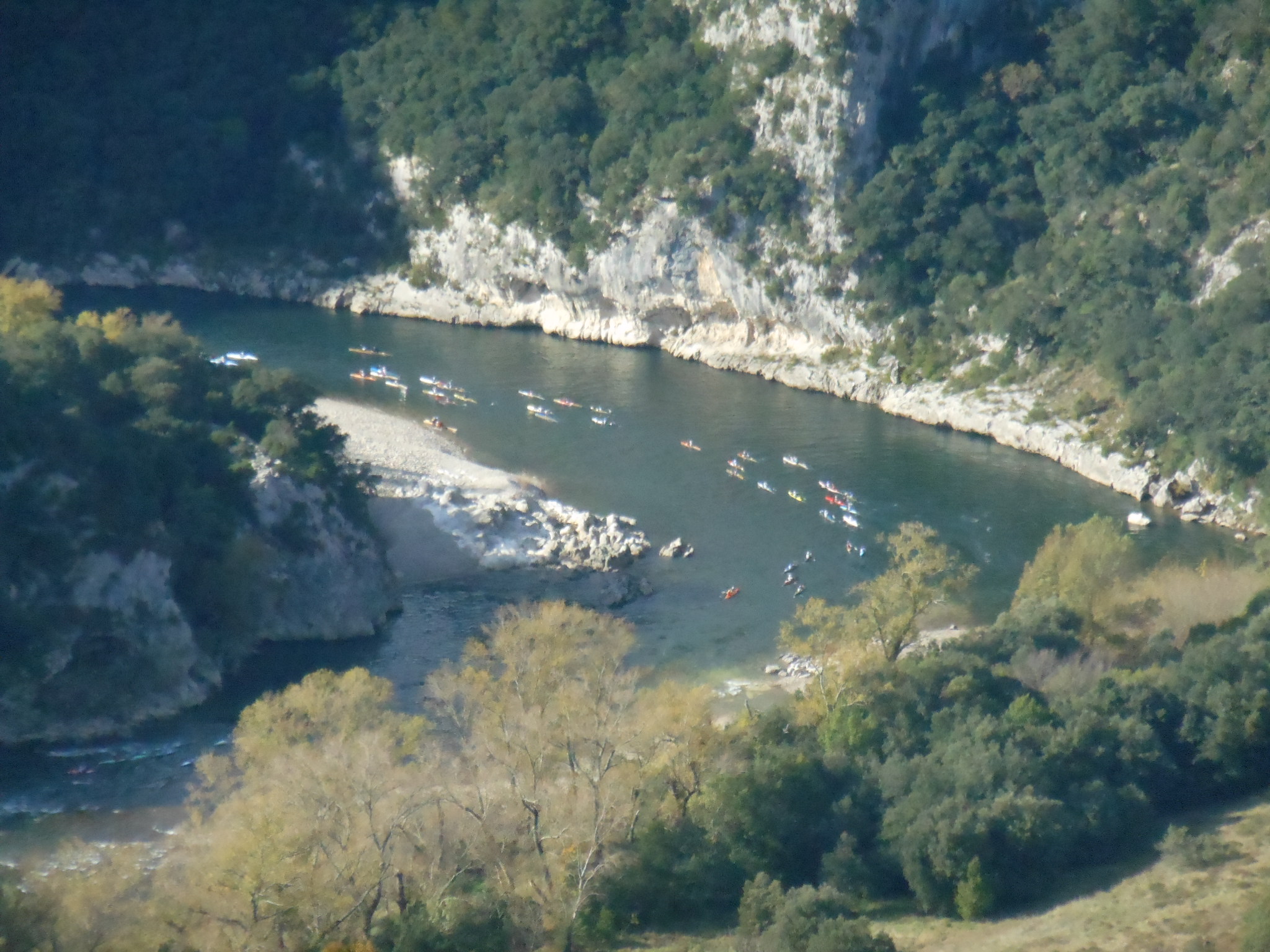 Les canoës sur l'Ardèche, Marathon de l'Ardèche.