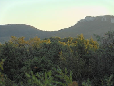 La dent de Retz sur le Plateau des Gras en Ardèche