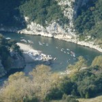 Marathon des Gorges de l'Ardèche -descente de l'Ardèche en canoé