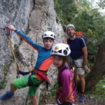 Escalade en famille en Ardèche